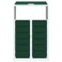 Cobertizo de contenedor de basura acero verde 72x81x115