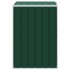 Cobertizo de contenedor de basura acero verde 72x81x115