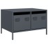 Mueble para TV acero laminado en frío antracita 68x50x43,5