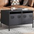 Mueble para TV acero laminado en frío antracita 68x50x43,5