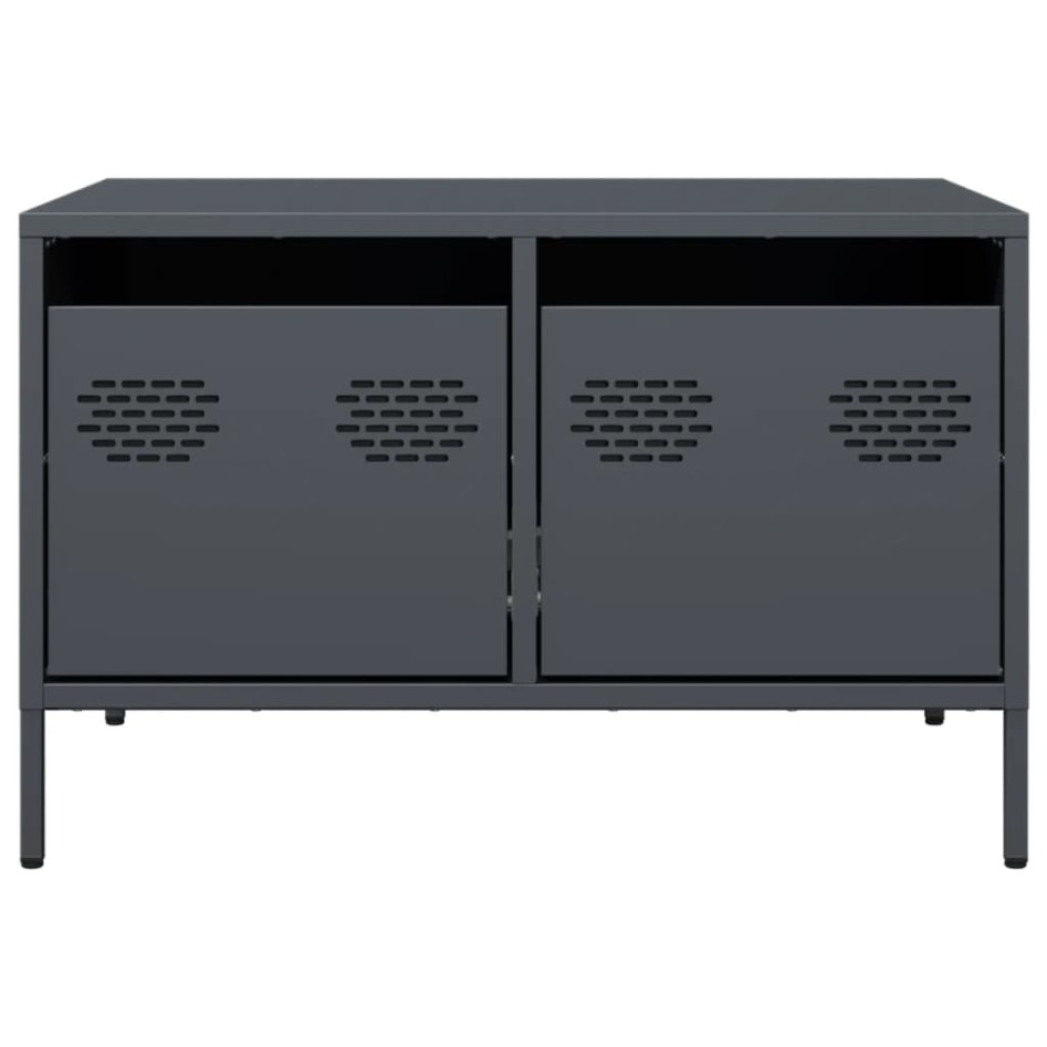 Mueble para TV acero laminado en frío antracita 68x50x43,5