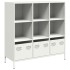 Aparador de acero blanco 101,5x39x103,5
