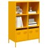 Aparador acero amarillo mostaza 68x39x103,5