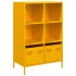 Aparador acero amarillo mostaza 68x39x103,5