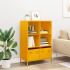 Aparador acero amarillo mostaza 68x39x103,5
