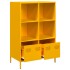 Aparador acero amarillo mostaza 68x39x103,5