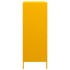Aparador acero amarillo mostaza 68x39x103,5