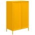 Aparador acero amarillo mostaza 68x39x103,5