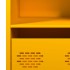 Aparador acero amarillo mostaza 68x39x103,5