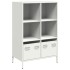 Aparador acero blanco 68x39x103,5