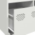 Aparador acero blanco 68x39x103,5