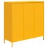 Aparador de acero amarillo mostaza 101,5x39x103,5