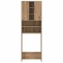 Armario de lavadora roble artisan 64x25,5x190