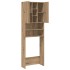 Armario de lavadora roble artisan 64x25,5x190