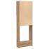 Armario de lavadora roble artisan 64x25,5x190