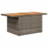 Set de muebles de jardín 6 pzas y cojines ratán sintético