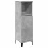Set muebles de baño 2 piezas madera contrachapada gris