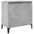 Set muebles de baño 2 piezas madera contrachapada gris