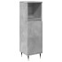 Set muebles de baño 2 piezas madera contrachapada gris