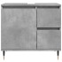 Set muebles de baño 2 piezas madera contrachapada gris