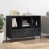 Aparador de acero laminado en frío negro 101,5x39x73,5