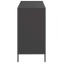 Aparador de acero laminado en frío negro 101,5x39x73,5