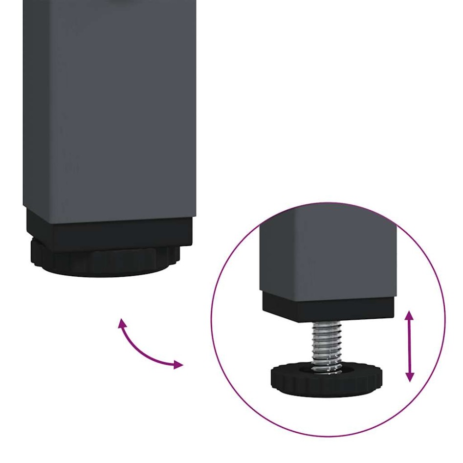 Aparador acero laminado en frío gris antracita 101,5x39x73,5