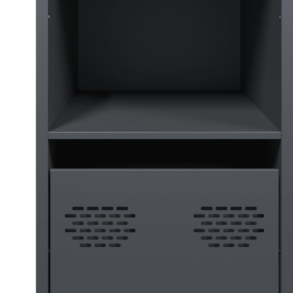 Aparador acero laminado en frío gris antracita 101,5x39x73,5