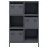 Aparador de acero gris antracita 68x39x103,5