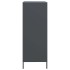 Aparador de acero gris antracita 68x39x103,5