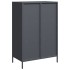 Aparador de acero gris antracita 68x39x103,5