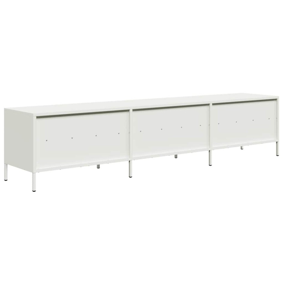 Mueble para TV acero laminado en frío blanco 202x39x43,5