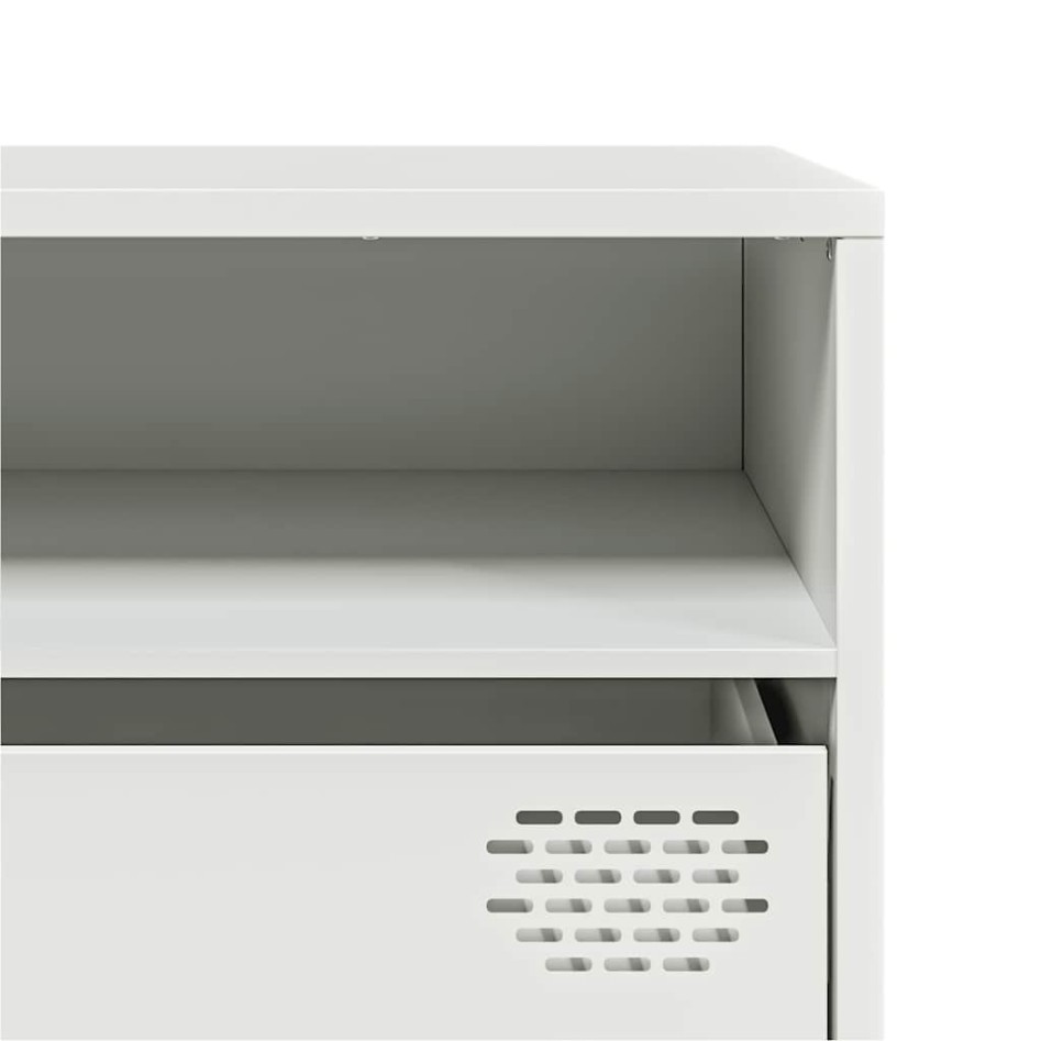 Mueble para TV acero laminado en frío blanco 202x39x43,5