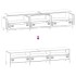 Mueble para TV acero laminado en frío rosa 202x39x43,5