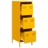 Aparador de acero amarillo mostaza 39x35x103,5