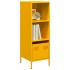 Aparador de acero amarillo mostaza 35x39x103,5