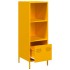 Aparador de acero amarillo mostaza 35x39x103,5
