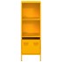 Aparador de acero amarillo mostaza 35x39x103,5