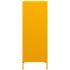 Aparador de acero amarillo mostaza 35x39x103,5