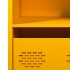 Aparador de acero amarillo mostaza 35x39x103,5