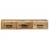 Mueble de TV de pared madera maciza mango rugosa 100x30x19