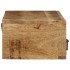 Mueble de TV de pared madera maciza mango rugosa 100x30x19