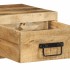 Mueble de TV de pared madera maciza mango rugosa 100x30x19