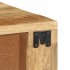 Mueble de TV de pared madera maciza mango rugosa 100x30x19