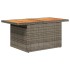 Set de muebles de jardín 6 pzas y cojines ratán sintético