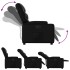 Sillón reclinable de cuero sintético