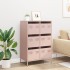 Aparador acero rosa 68x39x101,5