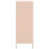 Aparador acero rosa 68x39x101,5