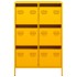 Aparador acero amarillo mostaza 68x39x101,5
