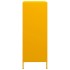 Aparador acero amarillo mostaza 68x39x101,5